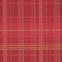 Presentpapper Tartan Bordeaux/Gold