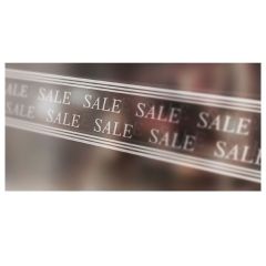 Banderoll SALE transparent folie