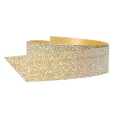 Polyband glitter guld