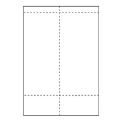 STE transportetikett laser 105 x 270 mm med kvittodel