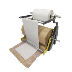 Honeycomb paper wraphållare för stötdämpande papper på rulle