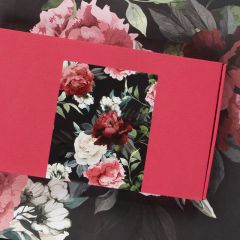 Förslutningsetikett  Wild Bouquet svart
