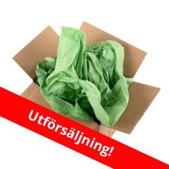 Färgat packpapper i kulören Fair Green