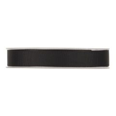 Satinband ribbad svart