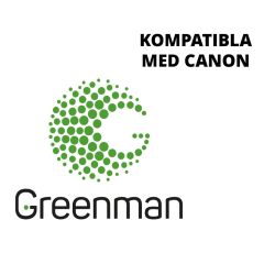 Greenman Bläck kompatibla med Canon