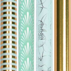 Presentpapper Box kons. Metallic mix 25st